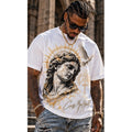 Cross My Heart Gilded Angel Relic Tee male model front