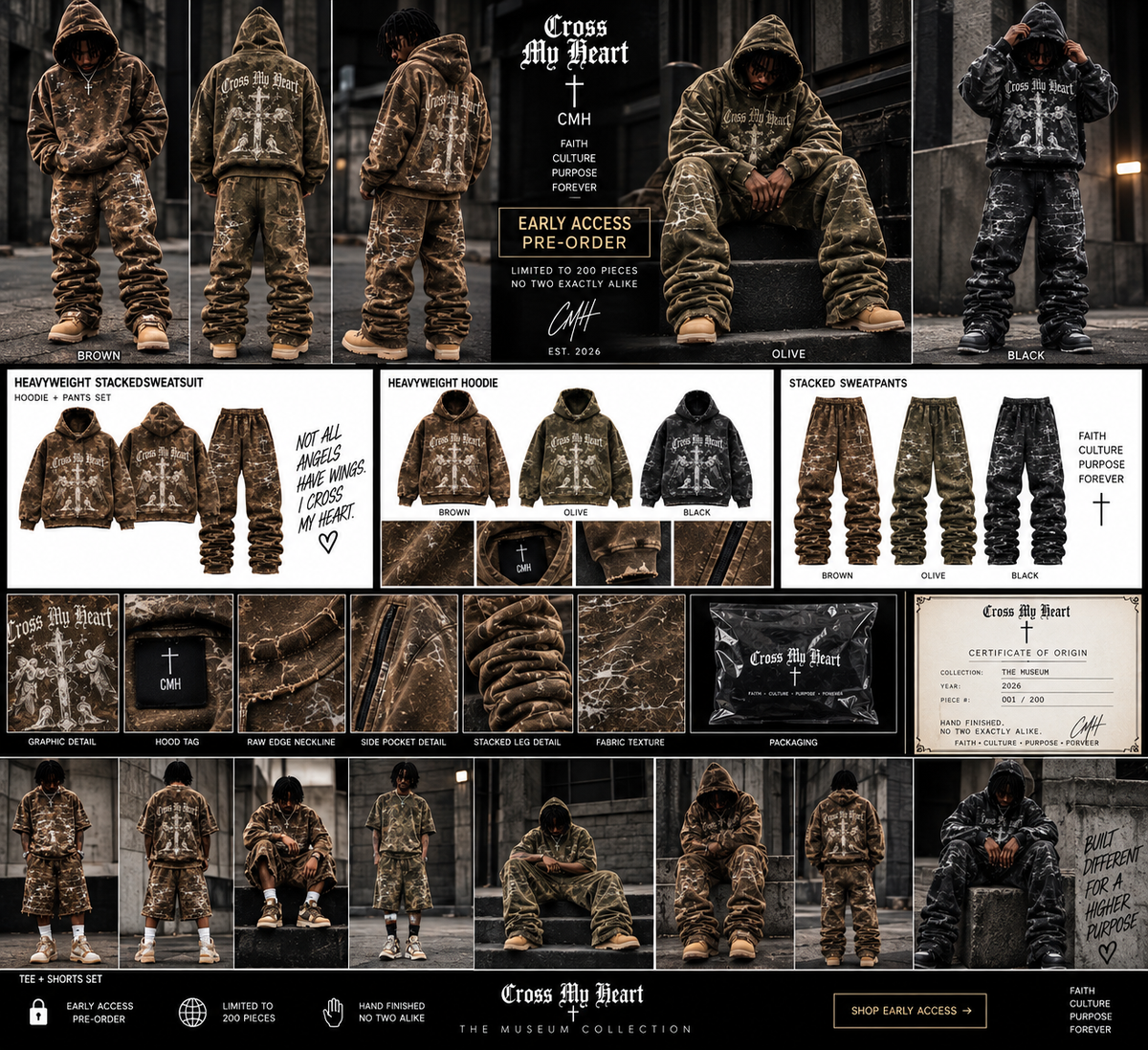 Cross My Heart Full sweatsuit Museum collection product details
