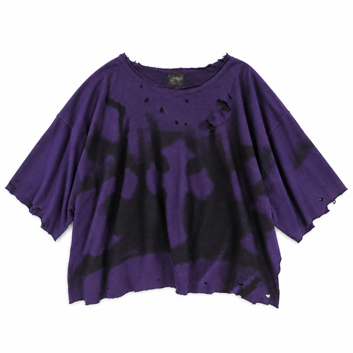 Purple Shadow distressed art top front