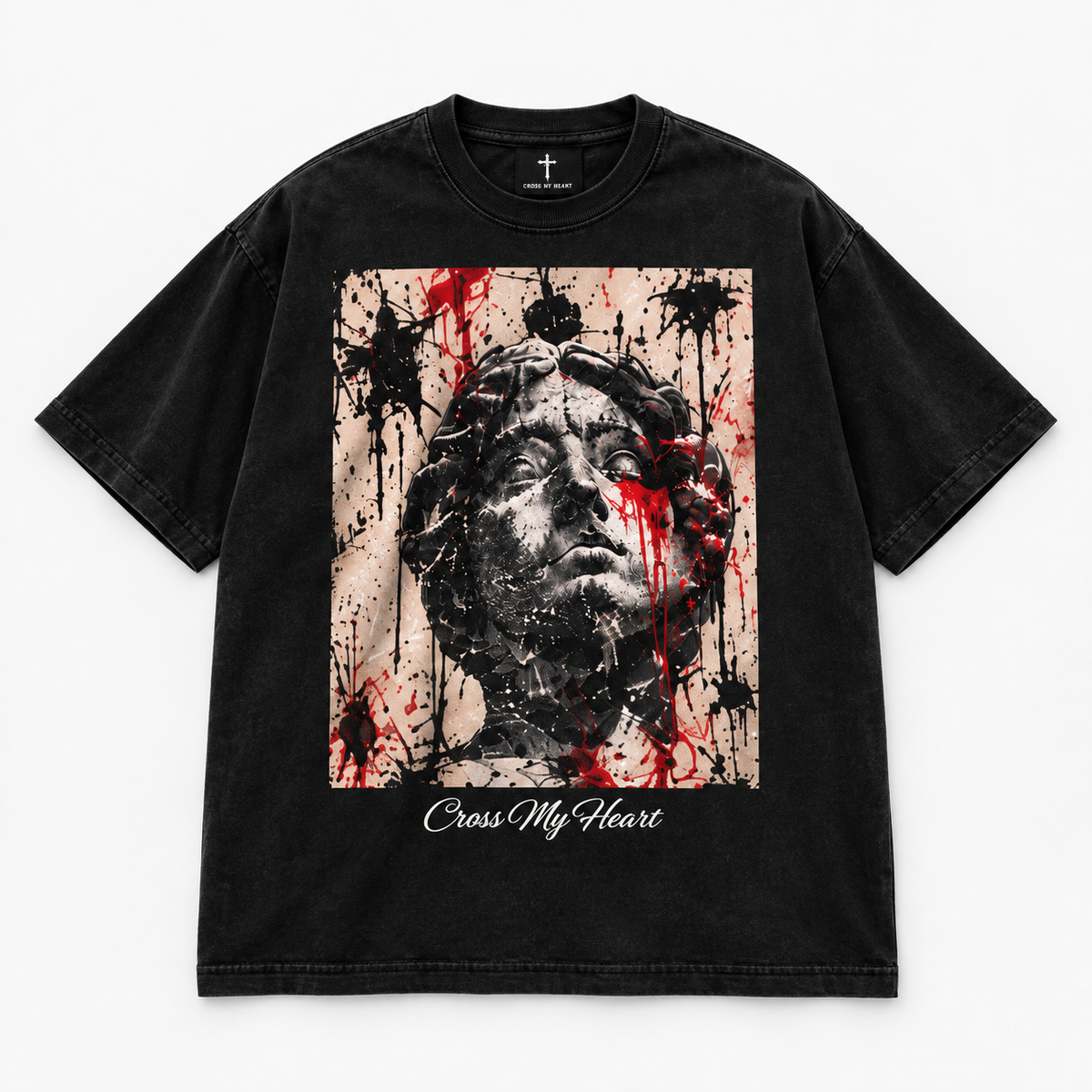 Sacred Relic Statue Tee clean flat product image