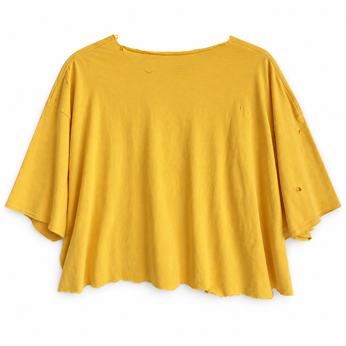 Golden Lines distressed art top back