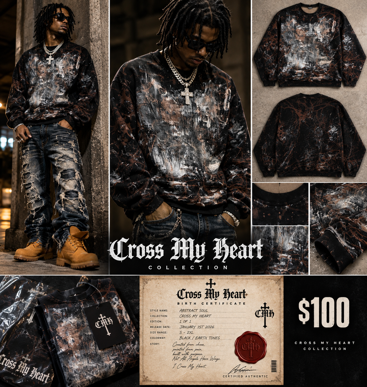 Cross My Heart Artifact Soul product views and birth certificate