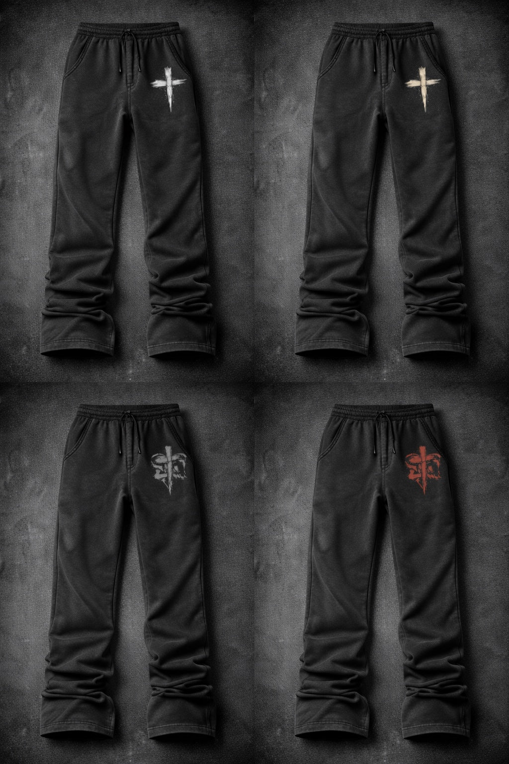 Cross My Heart black washed pants