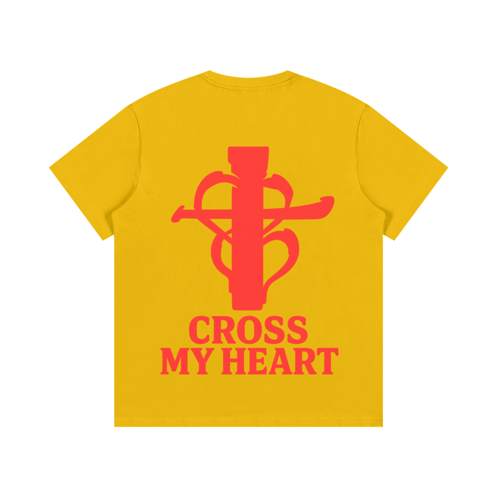 Cross my heart Tee Red Flag ship mark