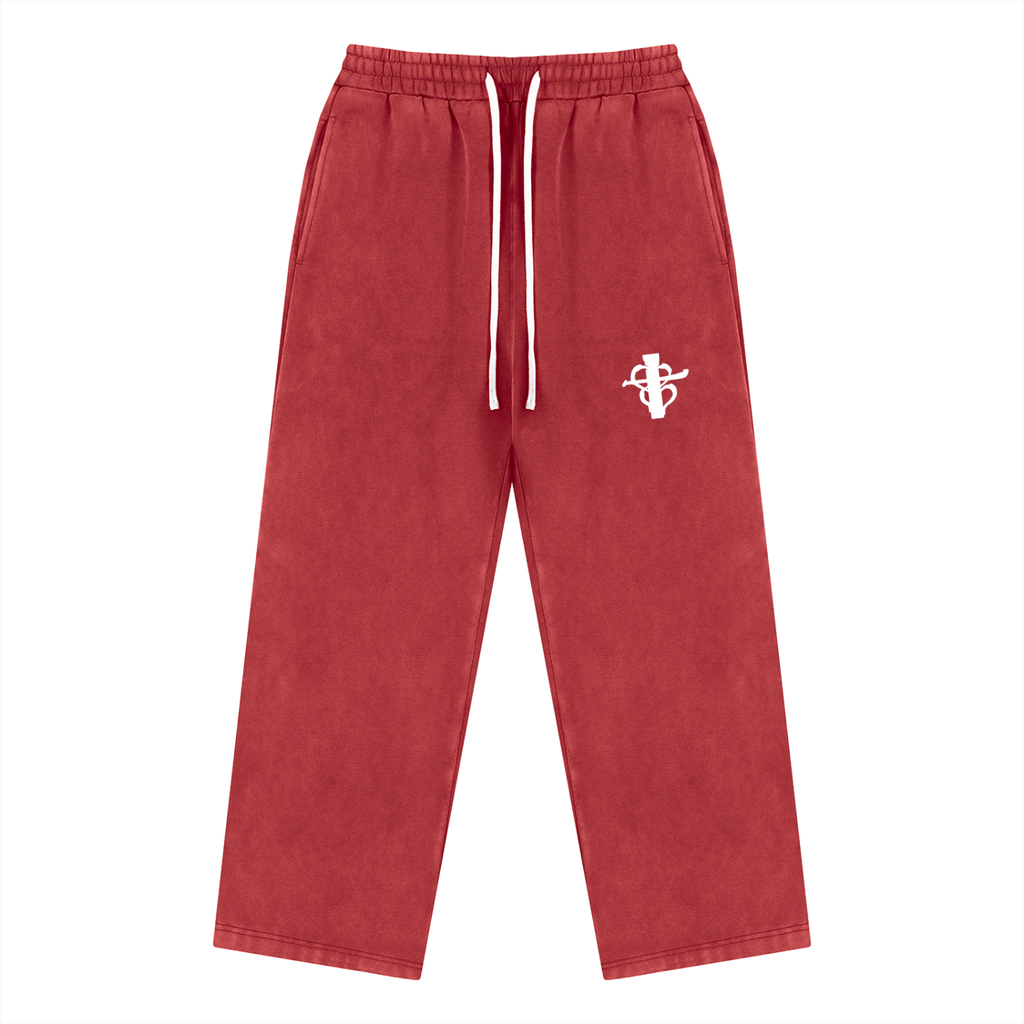 Cross my heart flag ship Unisex Vintage Wash Fleece Sweatpants