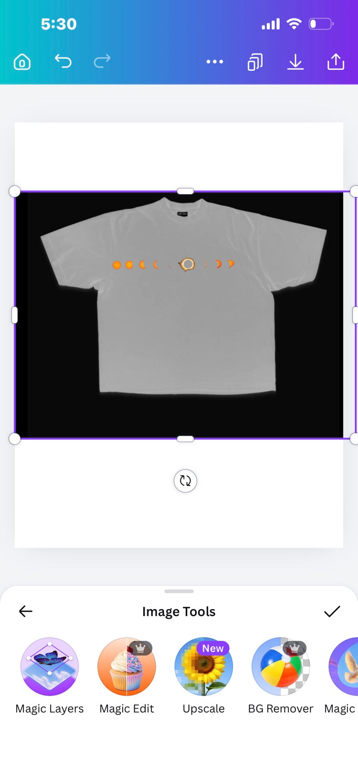 Eclipse Tee black