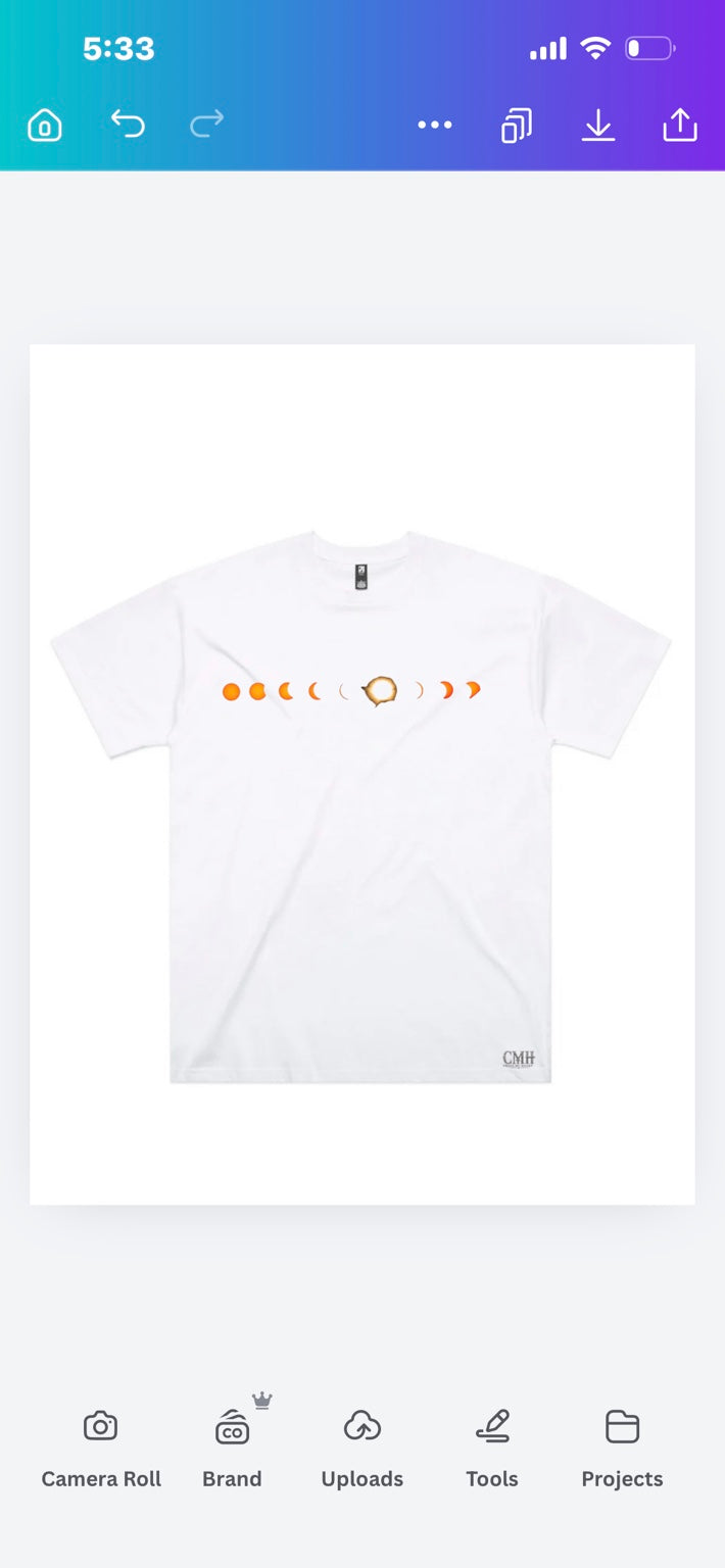 Eclipse Tee white