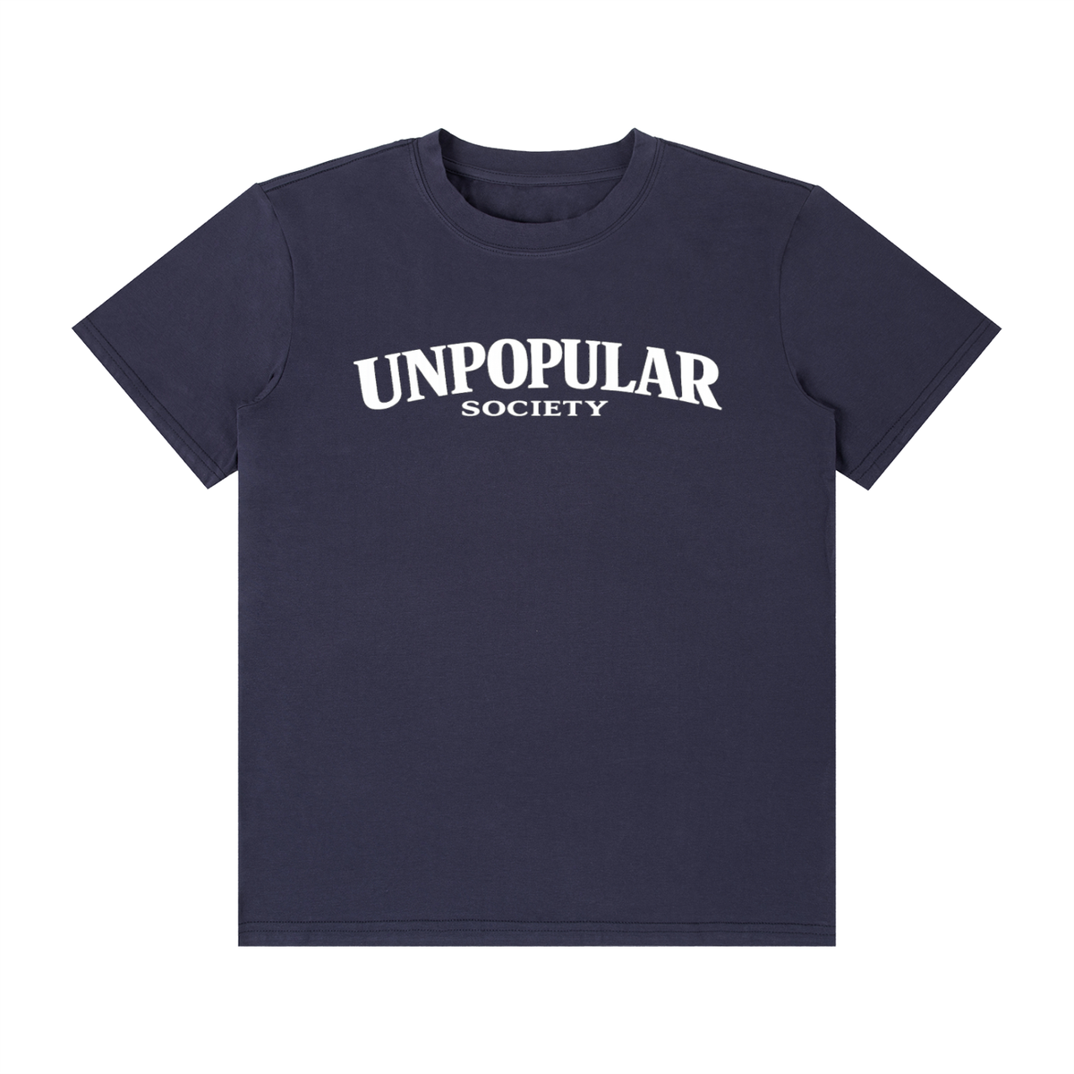 Unpopular society Unisex Classic Crew Neck Cotton T-Shirt