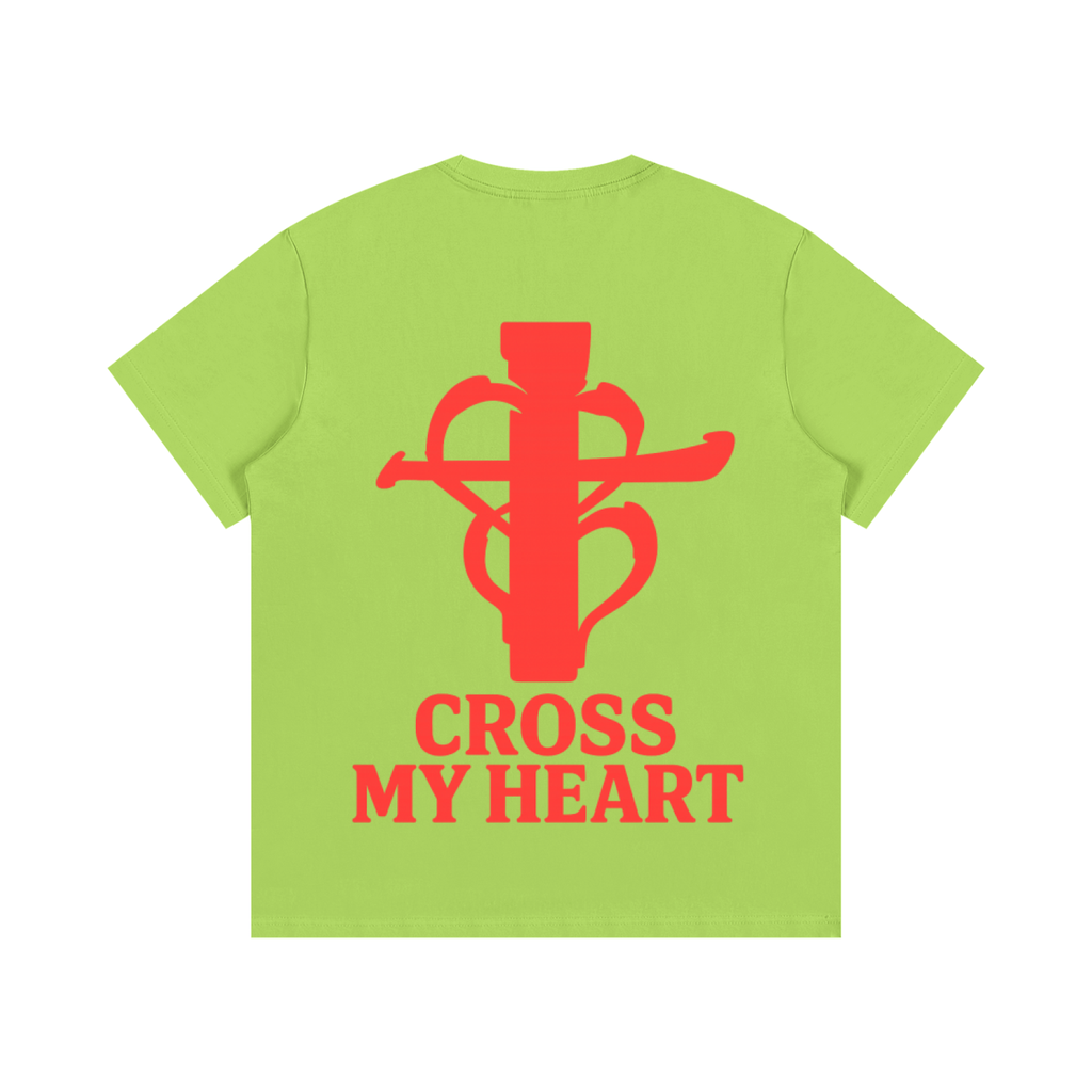 Cross my heart Tee Red Flag ship mark