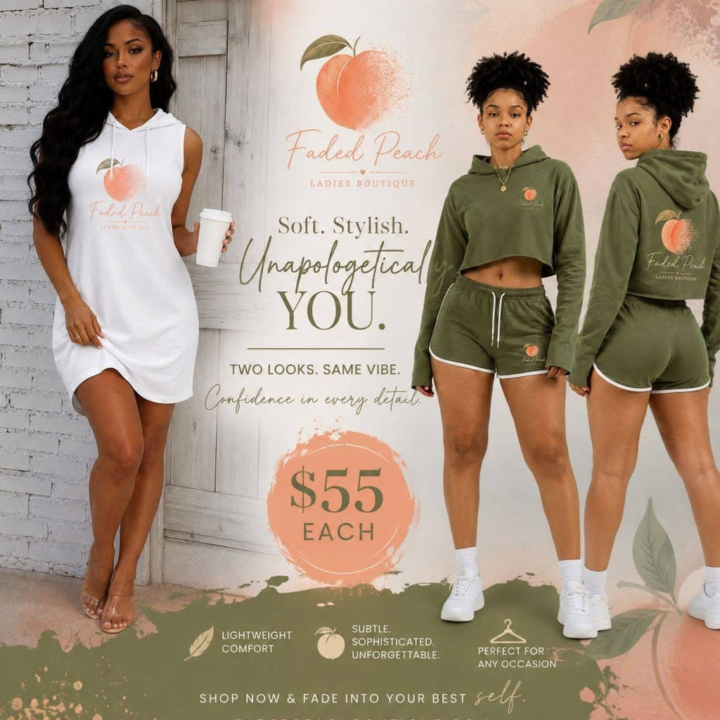 Faded Peach featured designer flyer — $55 each