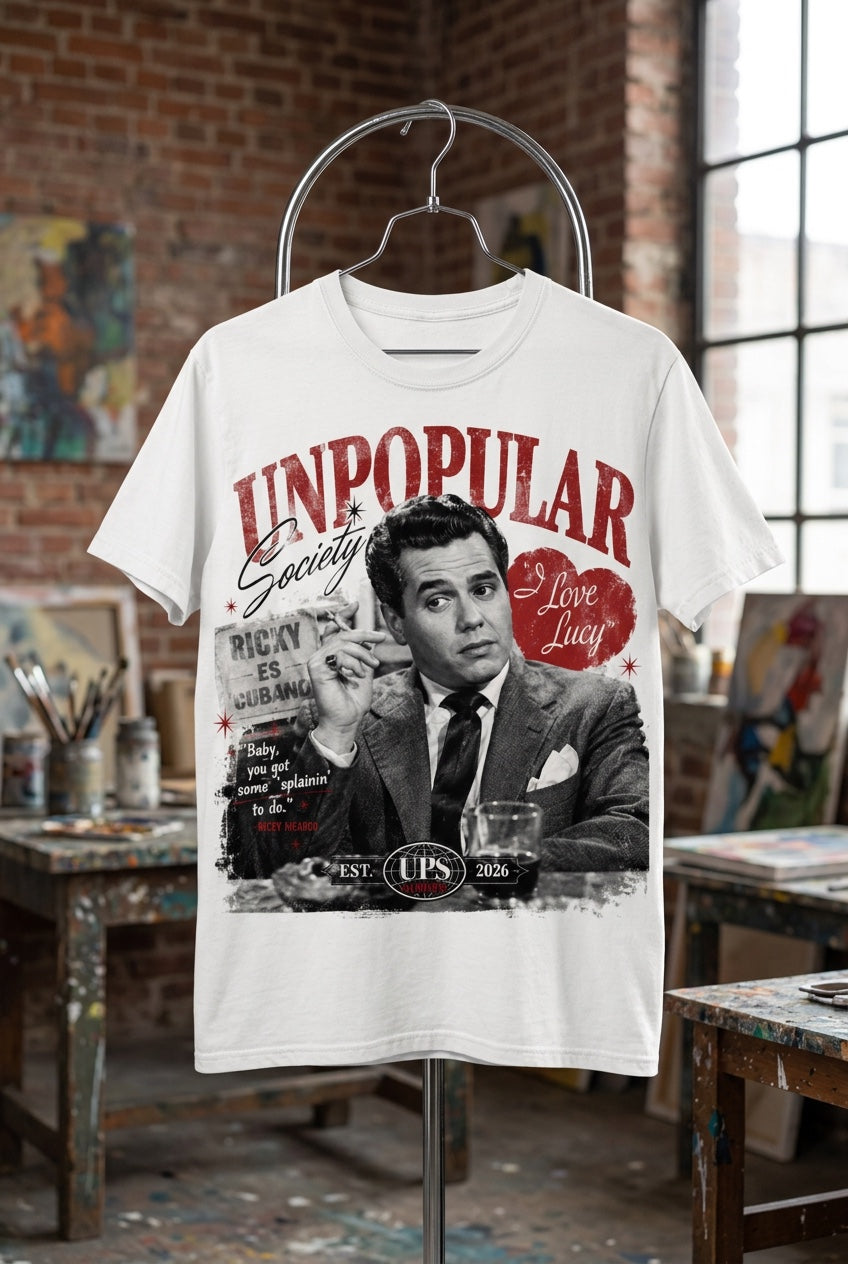 Ricky white tee product photo