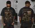 Unpopular Society Black Explorer Front & Back Tee