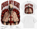 Cross My Heart heavyweight tee in white